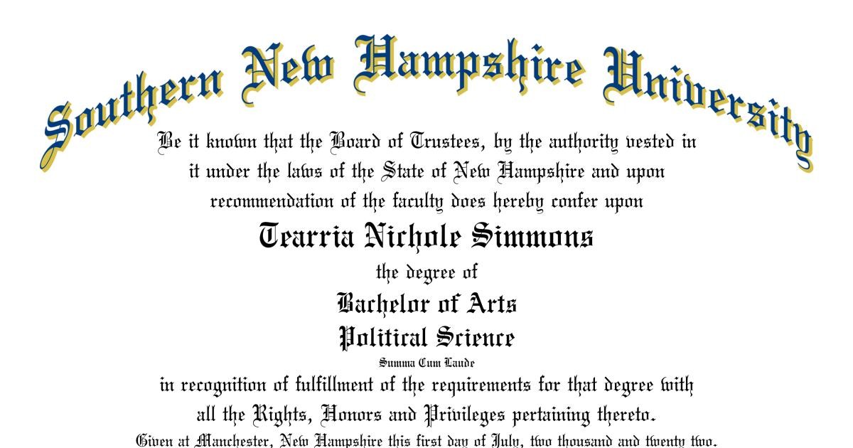 View my Degree Credentials through Parchment thumbnail