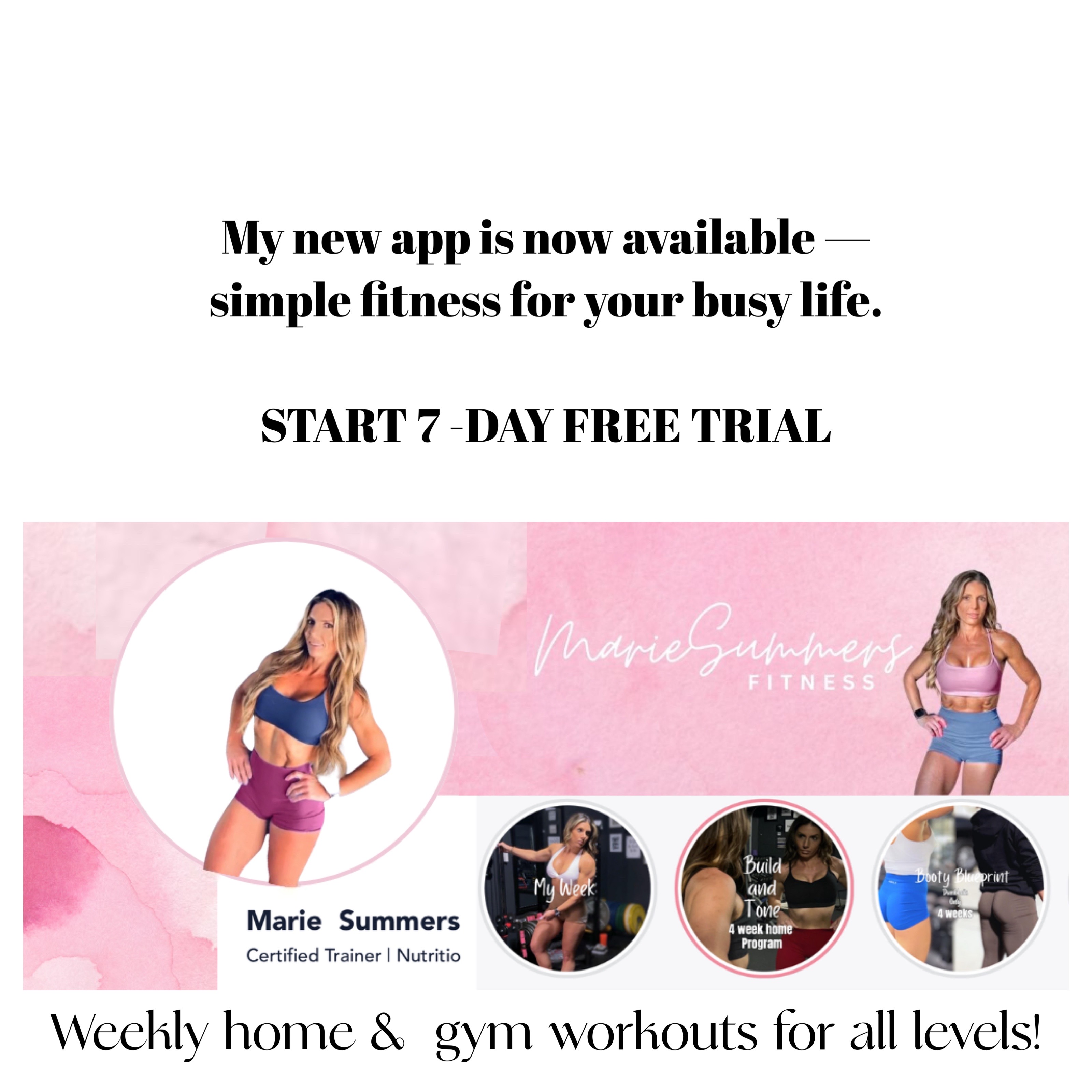 Marie Summers Fitness App thumbnail