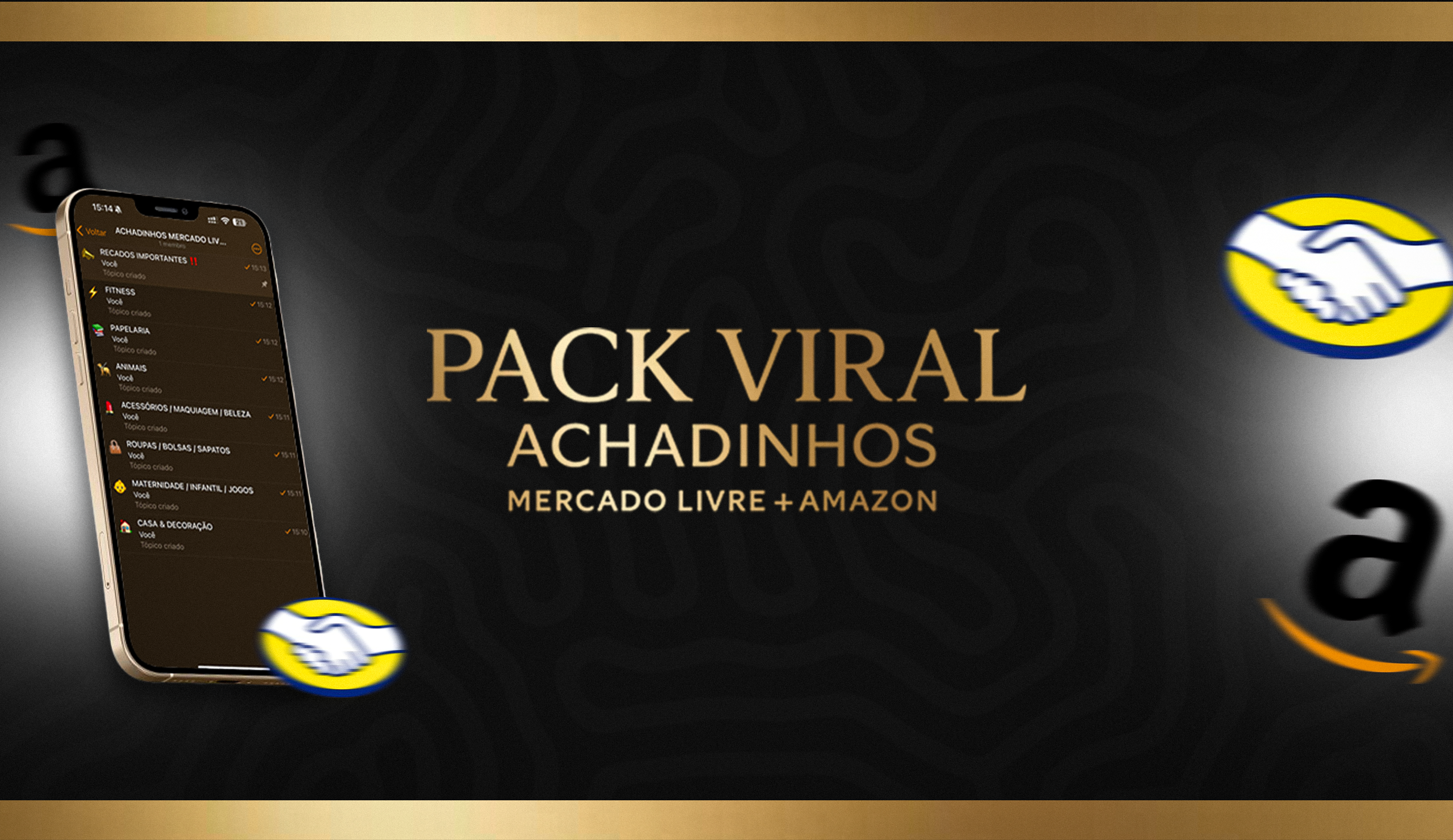 PACK VIRAL: ACHADINHOS MERCADO LIVRE + AMAZON  thumbnail