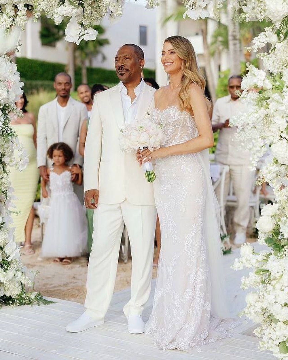 Eddie Murphy and Paige Butcher, are officially married! The couple tied the knot on July 9 in Anguilla during a small pr