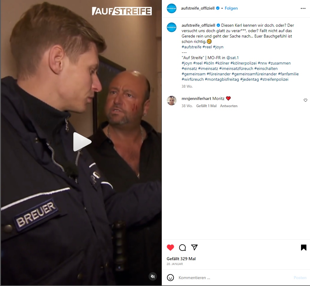 Auf Streife - Instagram offiziel thumbnail