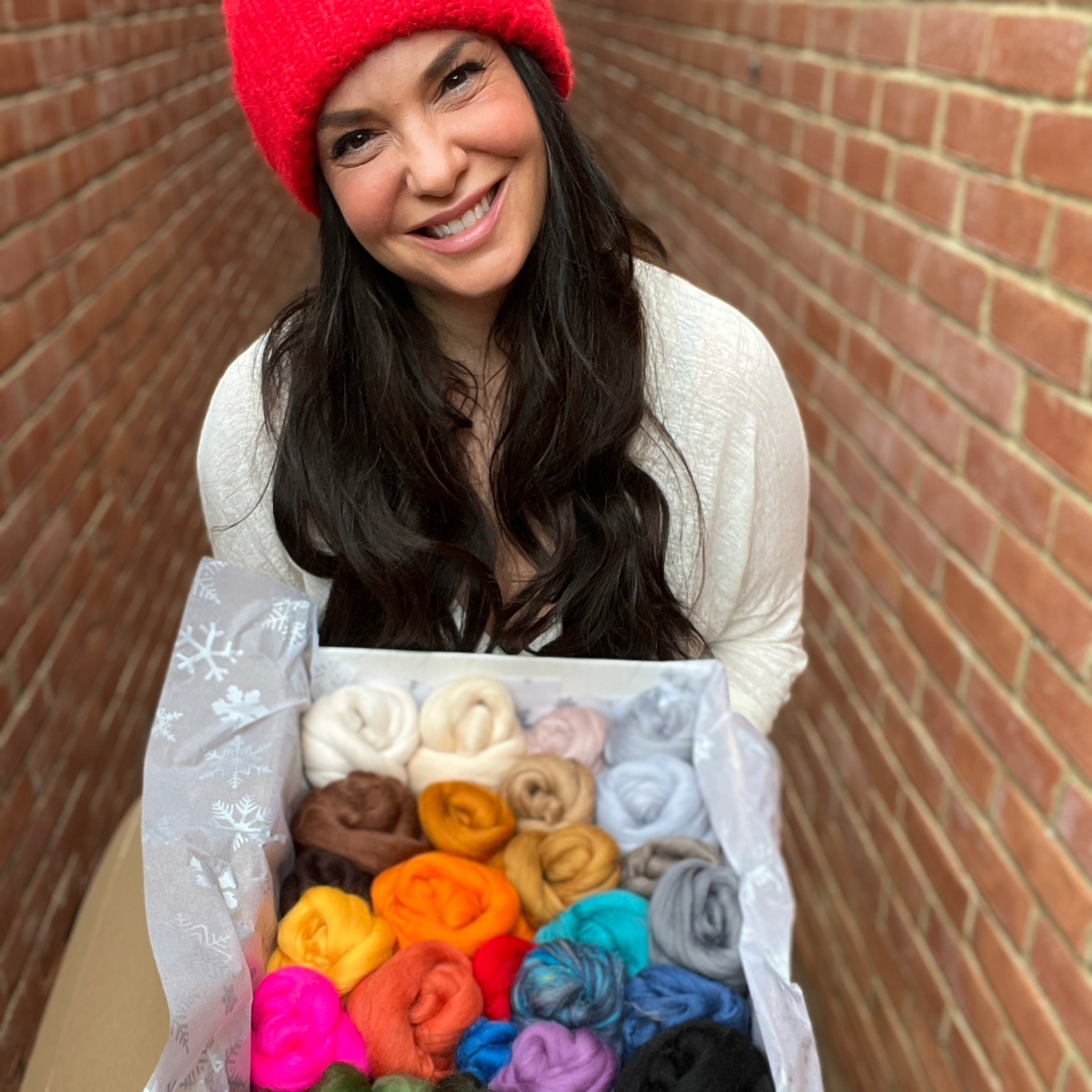 Chunky Off Cut Box for Felting thumbnail