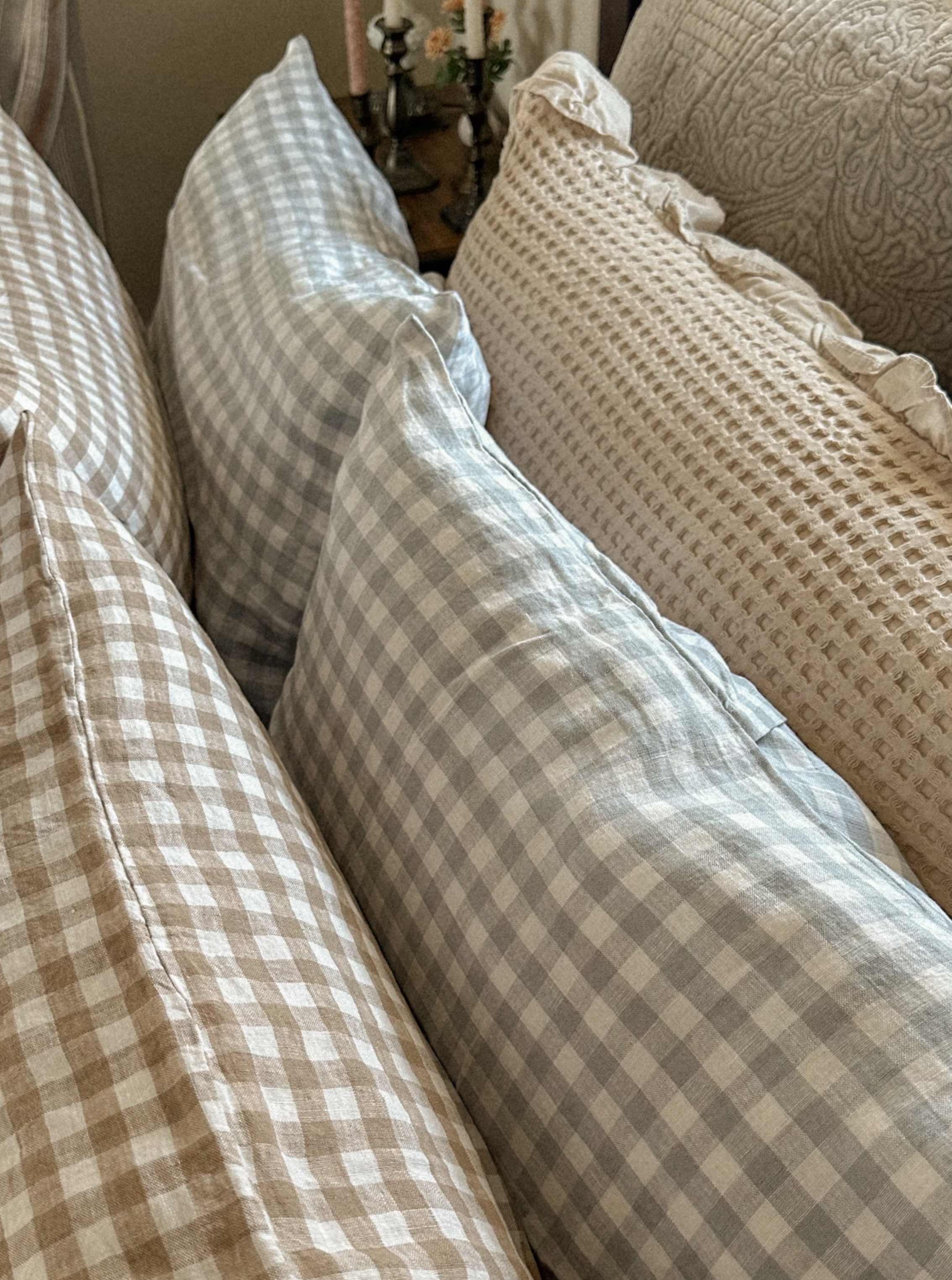 QUINCE Gingham Bedding : Use code INFG-26DECAGGIANO10 thumbnail