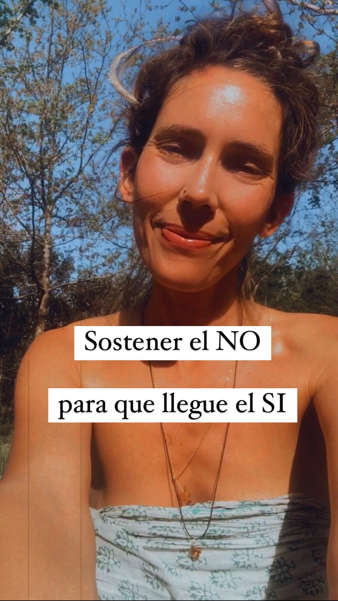 Cuando dices que NO ⛔️a algo que no está alineado con tu Deseo, te acercas más a lo que SI 💖 está alineado a tu Deseo.
C