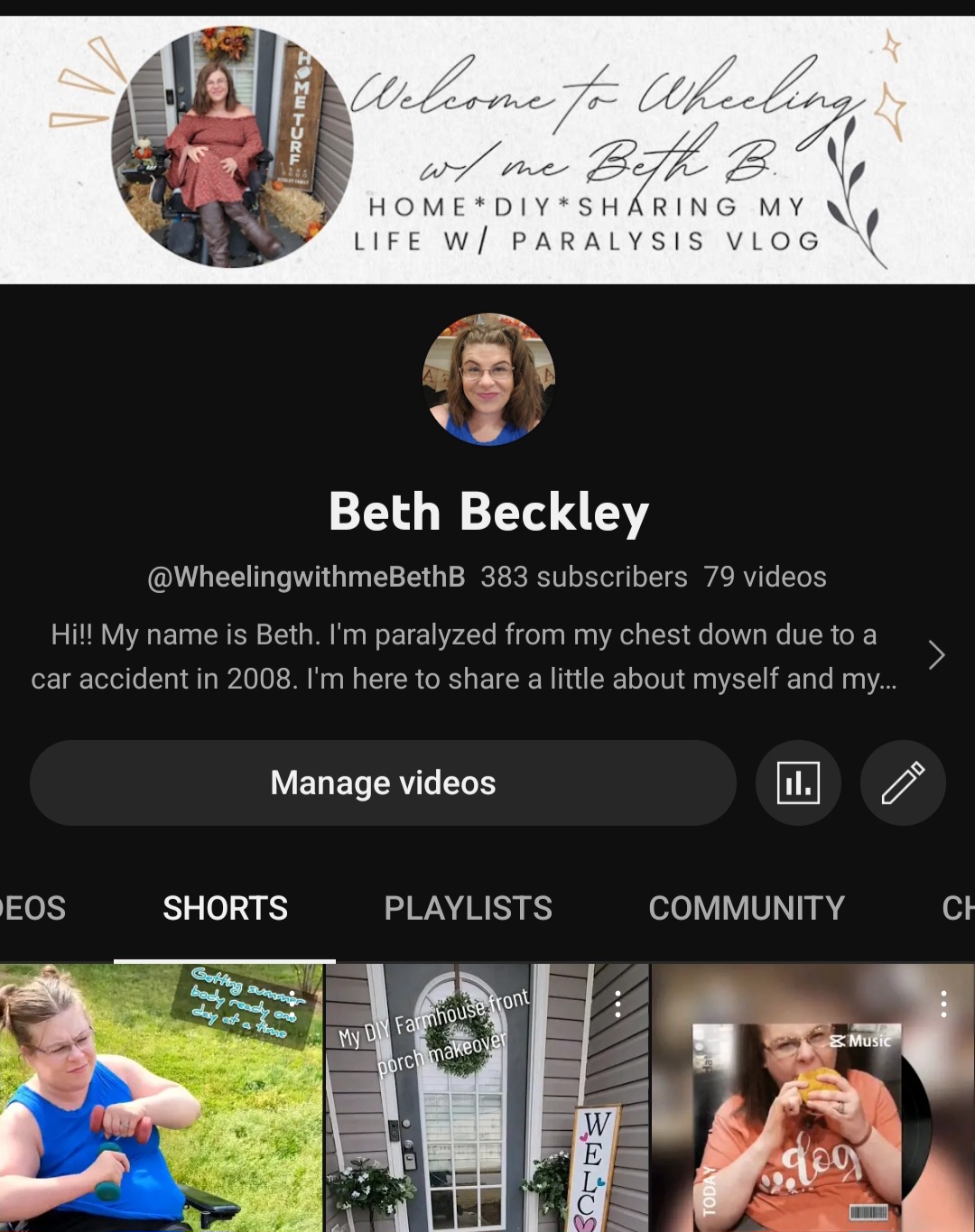 My YouTube channel  thumbnail