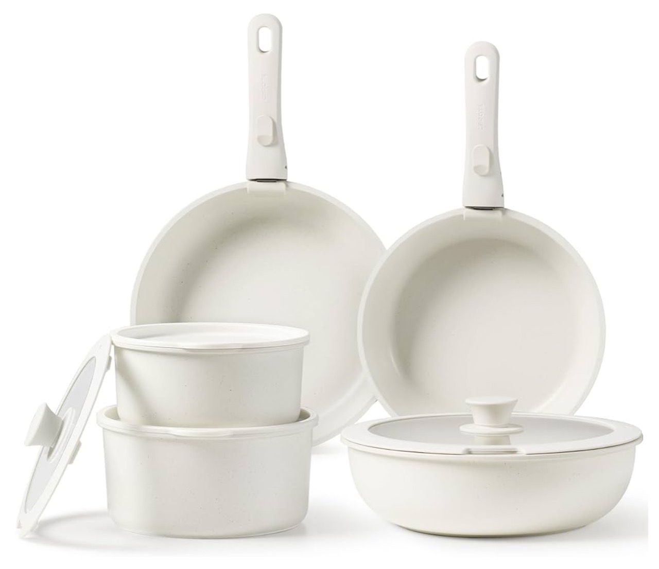 Amazon.com: CAROTE Pots and Pans Set Non Stick, Cookware 11pcs Kitchen Set  thumbnail