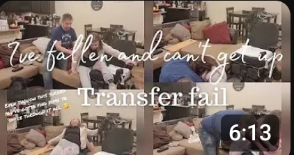 Transfer fail and getting my paralyzed body back in my wheelchair thumbnail