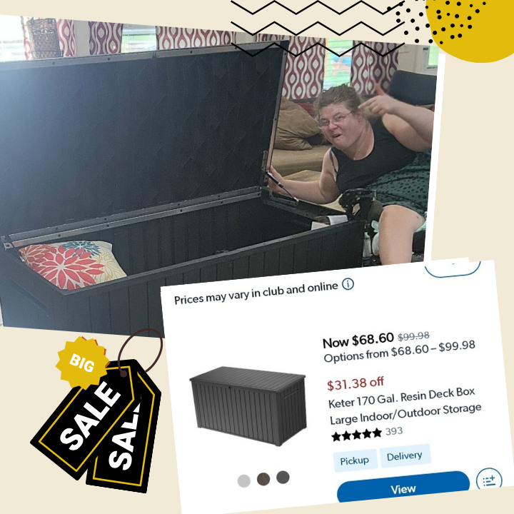170 gallon deck box for $70!!  thumbnail