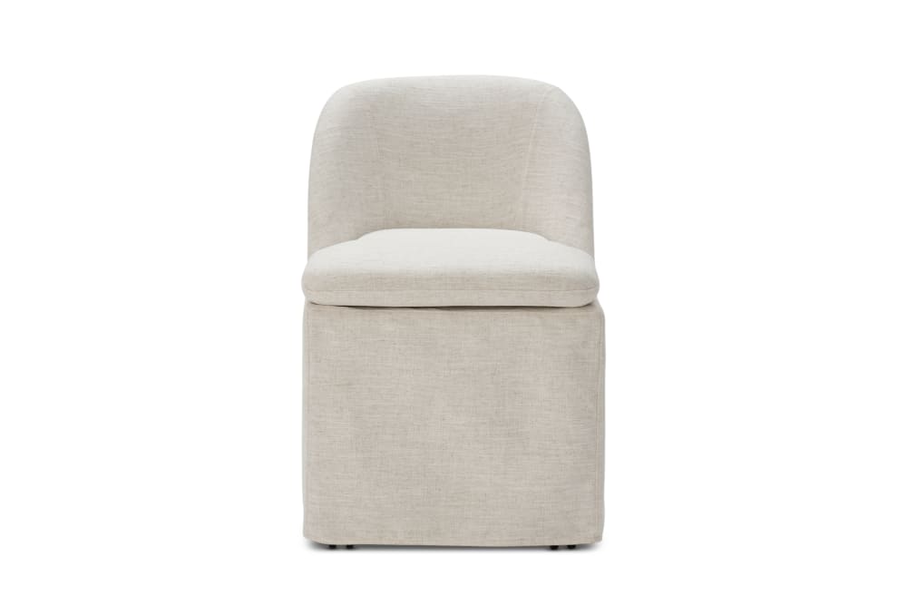 Callie Slipcovered Dining Chair | Castlery thumbnail
