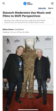 USA Today featuring Staunch Moderates thumbnail