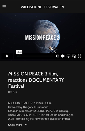 Audience Feedback for Mission Peace 2! thumbnail