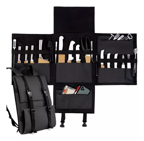 Bolsa Case Porta Facas, 16 Bolsos, Estojo Churrasco, Chef thumbnail