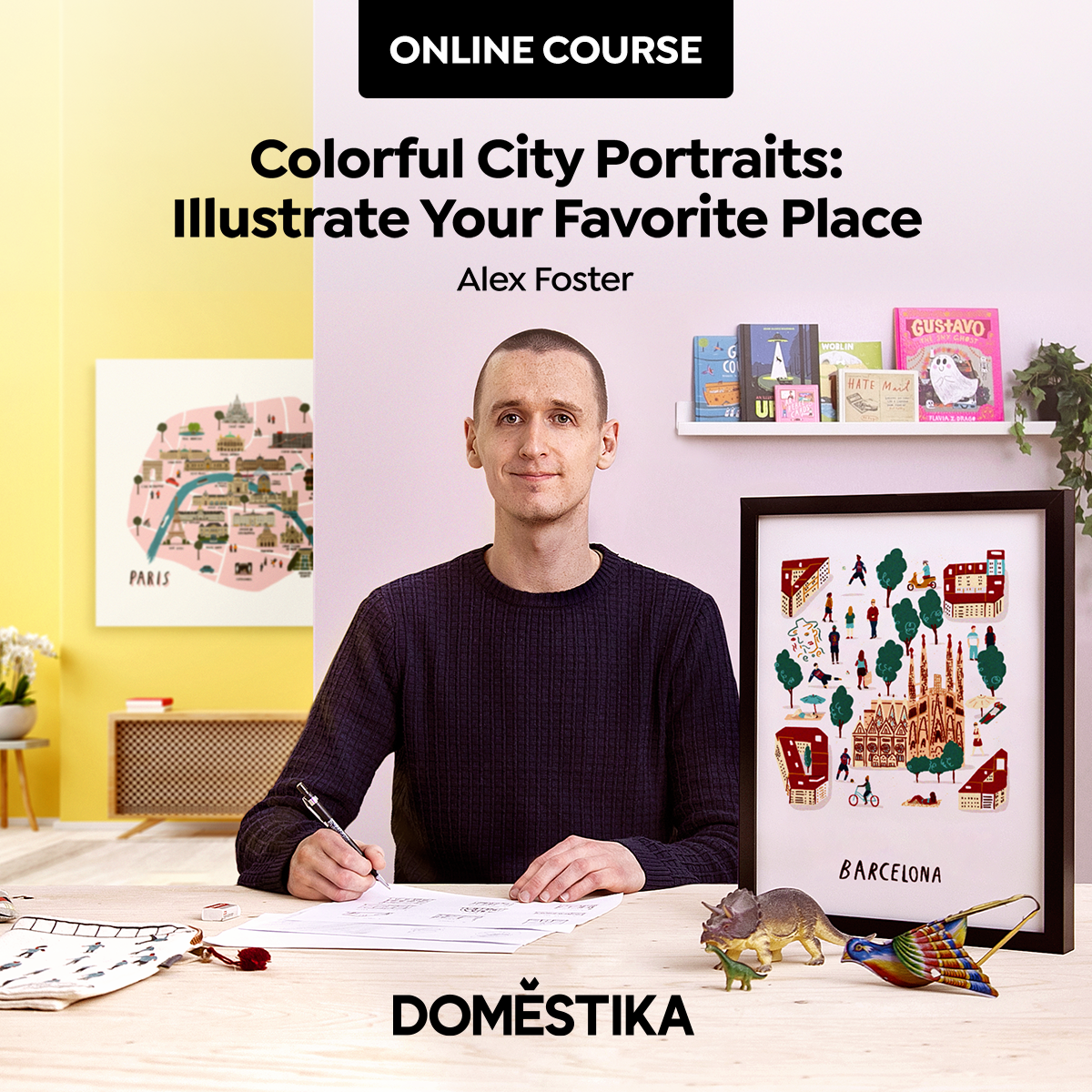 Domestika city portrait course  thumbnail