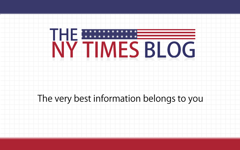 The NY Times Blog - The very best information belongs to you thumbnail