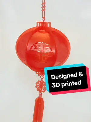 Year of the Fire Horse 🔥🐎 Designed these Chinese lanterns to celebrate Lunar New Year 🧧 3D print files now live on my @T