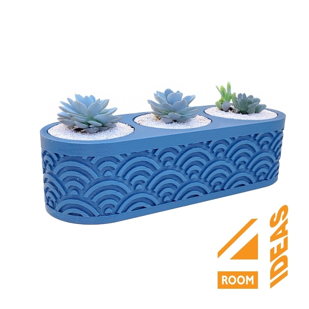 Succulent Triple Planter - Sheigaiha thumbnail