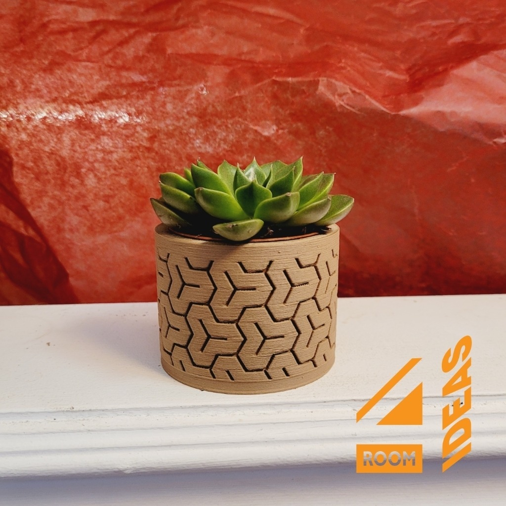 Succulent Planter Japanese Style - Hexagons/Bishamon Kikkō V2 thumbnail