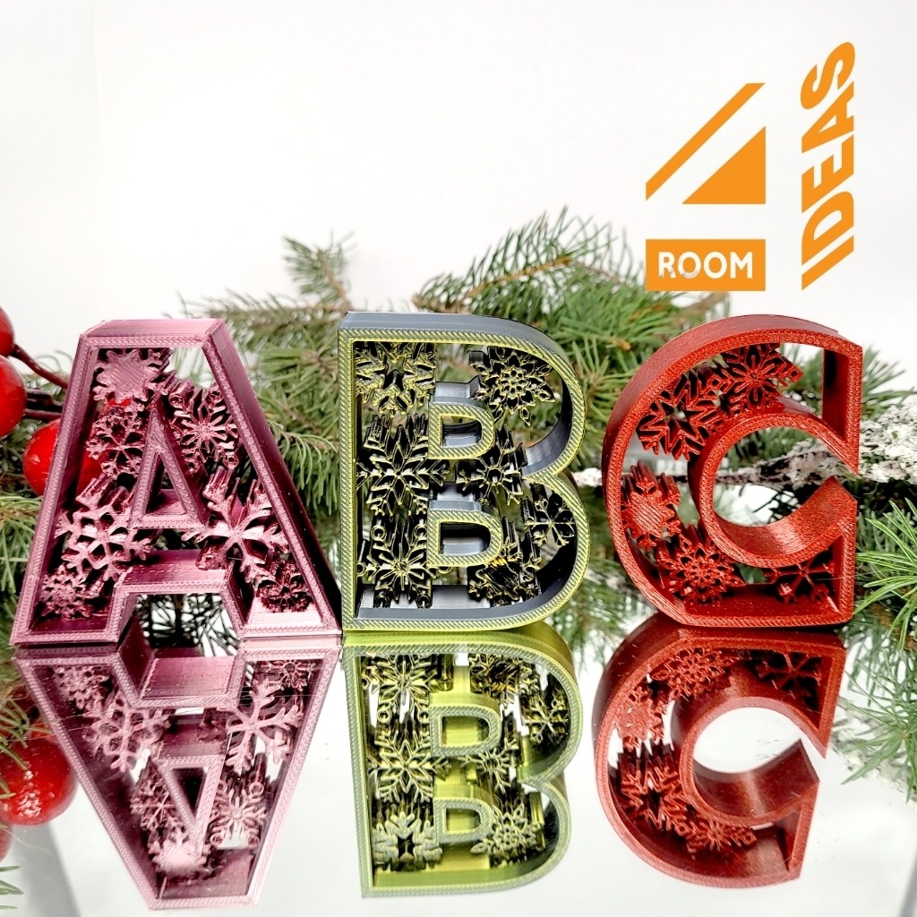 Free Standing Alphabet Christmas Letters Set thumbnail