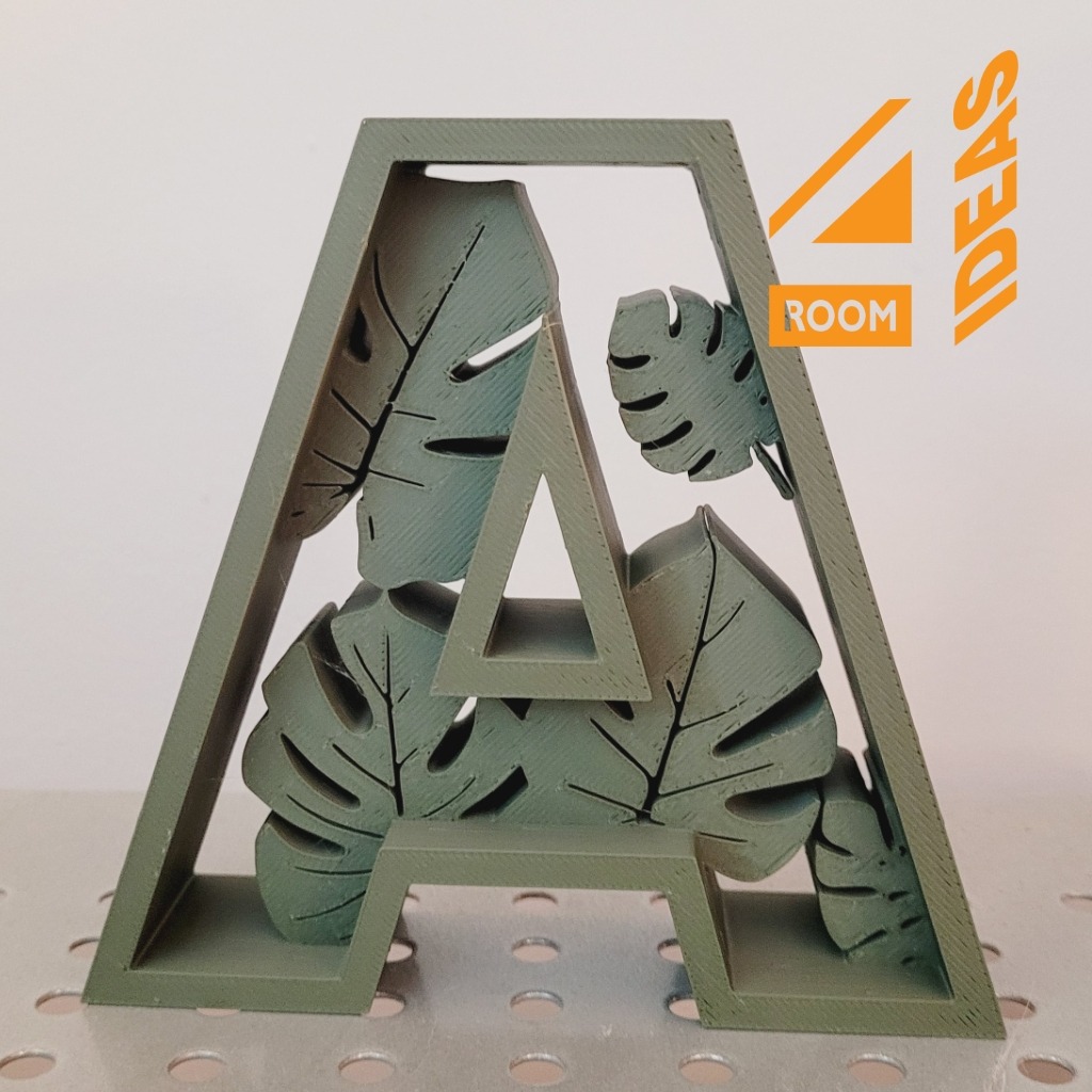 Leaves Alphabet Letters Set - Freestanding thumbnail