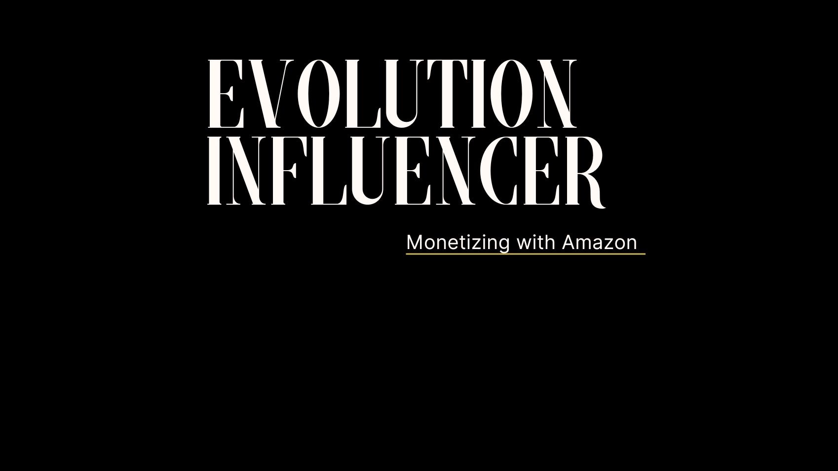 Evolution Influencer thumbnail