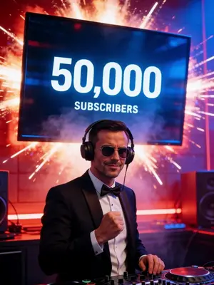 WE DID IT — 50,000 on YouTube! 🙌🔥 Thank you for the love… now let’s push to 100K. Add the track to your library + Shazam