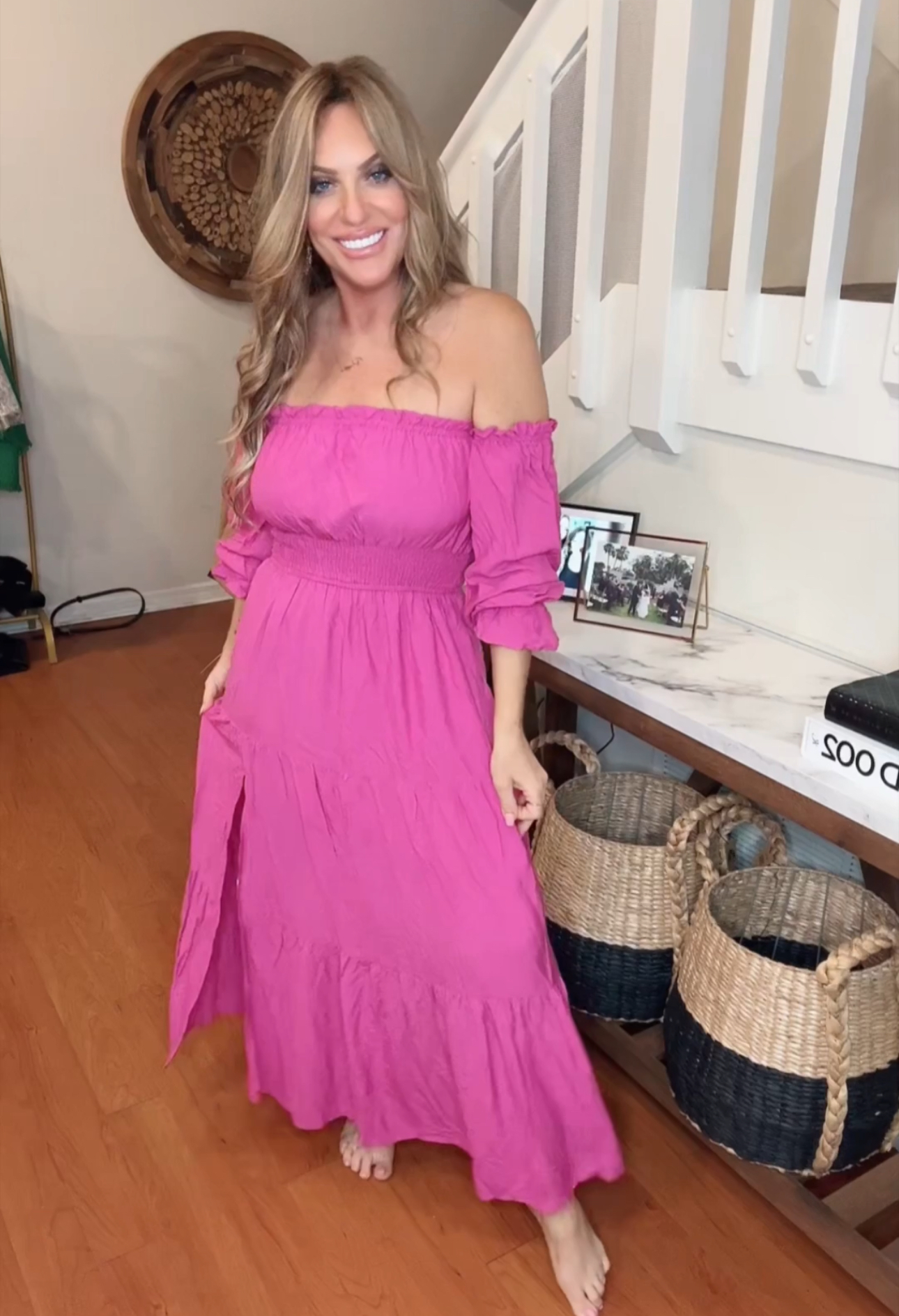 Amazon Find - Off The Shoulder Flowy Dress thumbnail