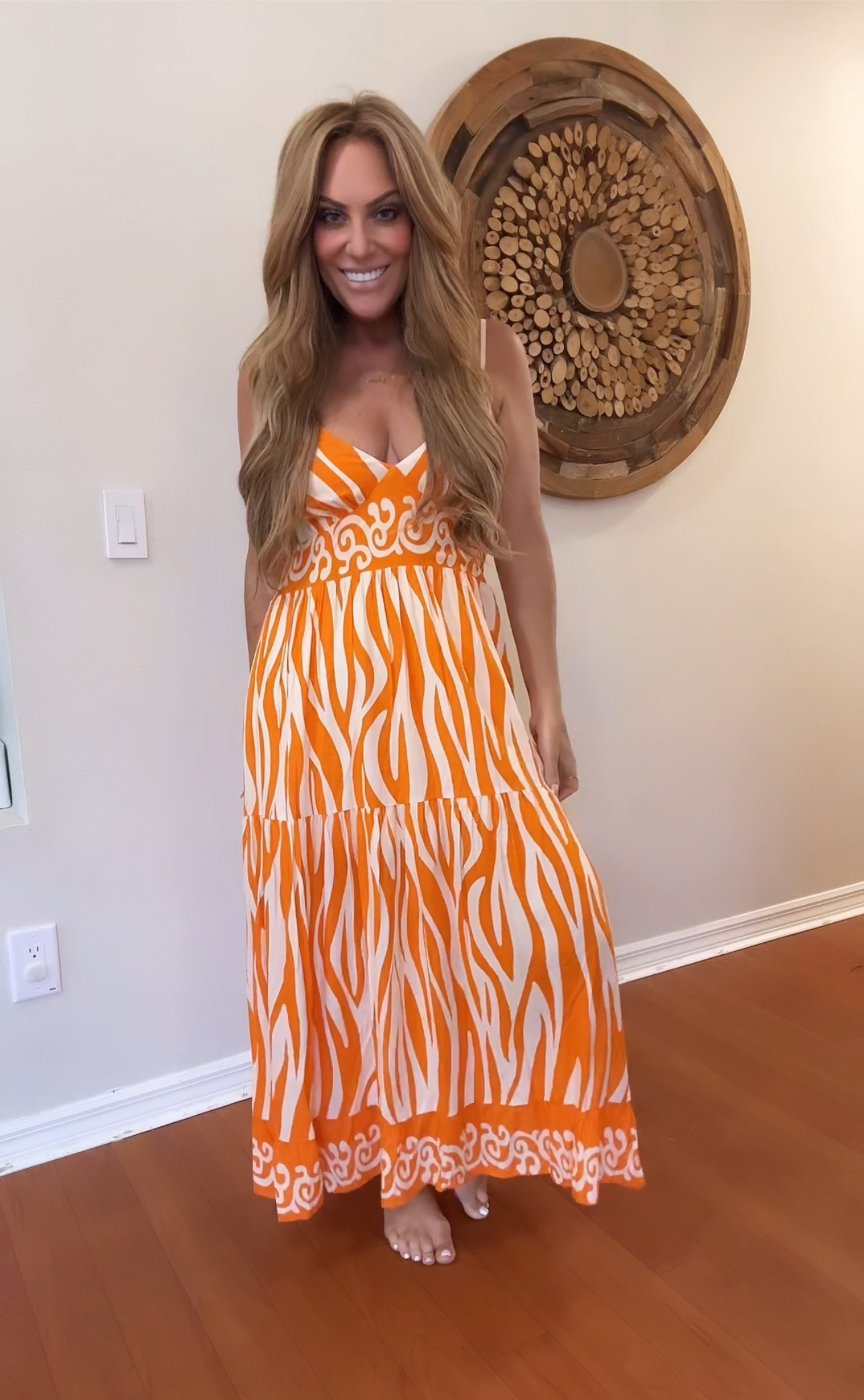 Orange Maxi Dress thumbnail