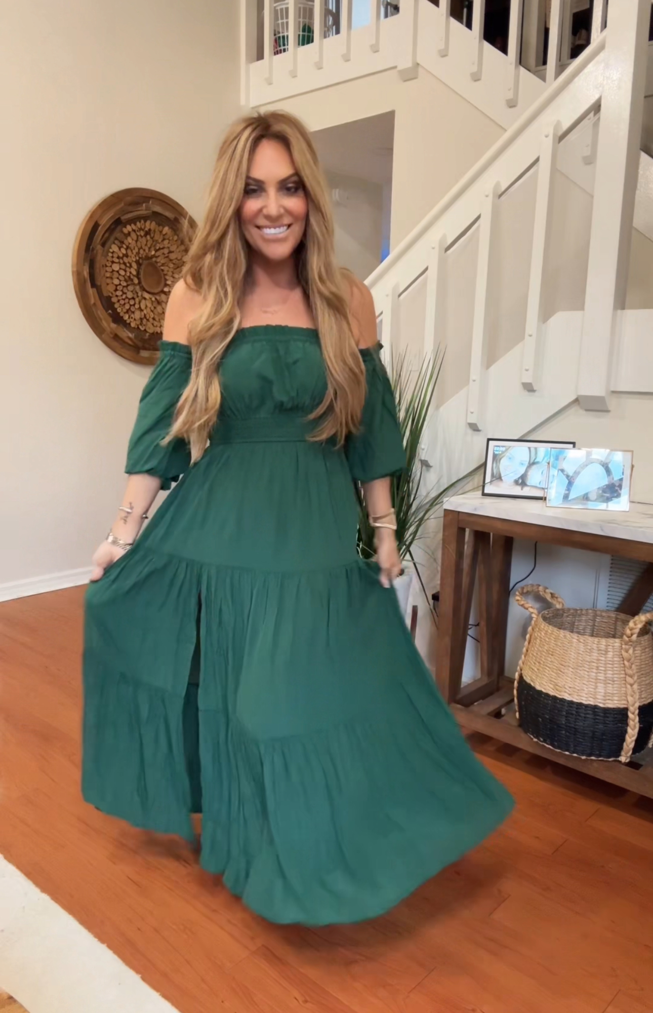 Flowy Boho Chic Maxi Dress thumbnail