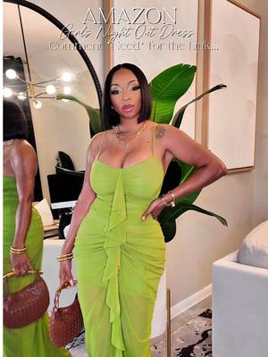 This dress had me feeling like exactly who I thought I was! @Amazon Fashion  #springfashion #amazondress #girlsnightout 