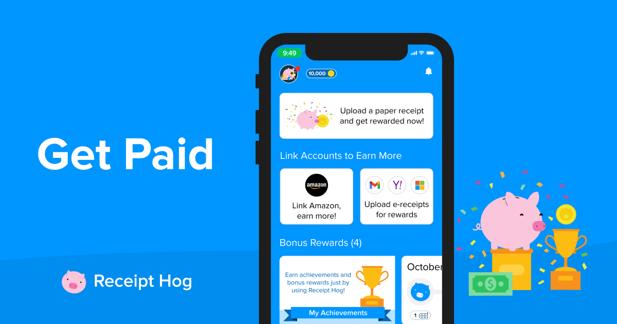 Get paid for uploading receipts, taking surveys and more! thumbnail