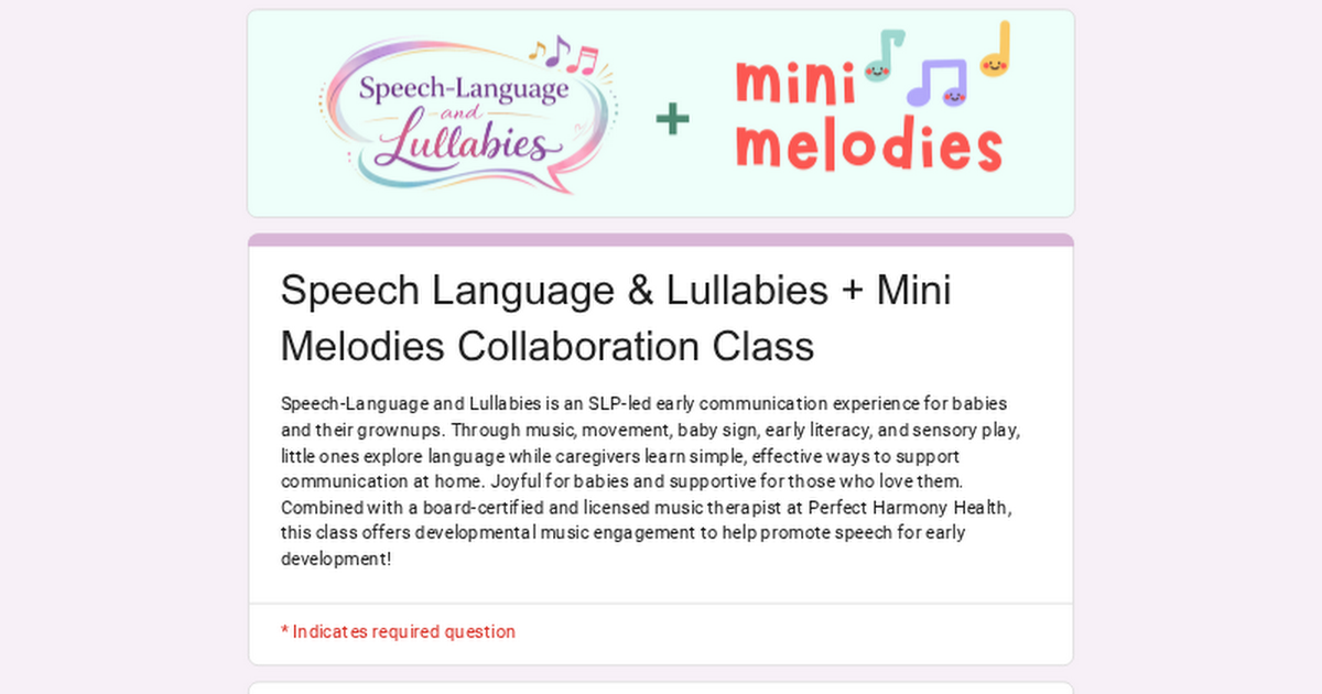 SOLD OUT! Roswell.  Collab series with Perfect Harmony Health Mini Melodies.  Mondays April 13, 20,  & 27 thumbnail