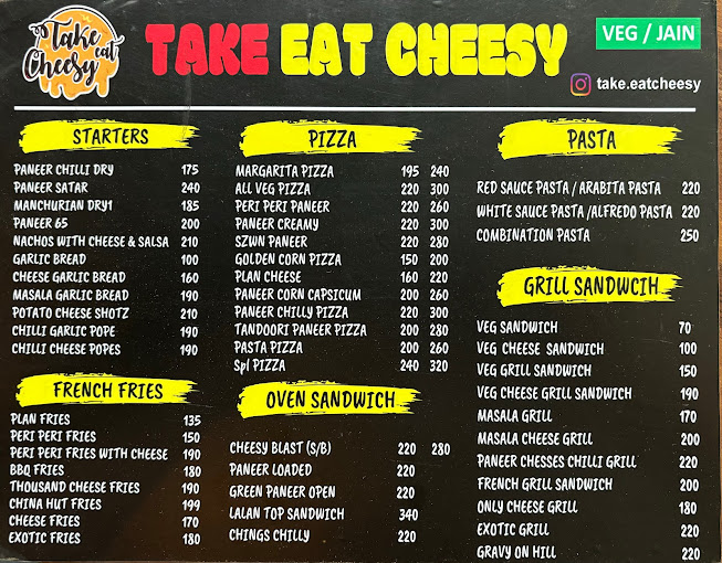 Take Eat Cheesy Menu  thumbnail