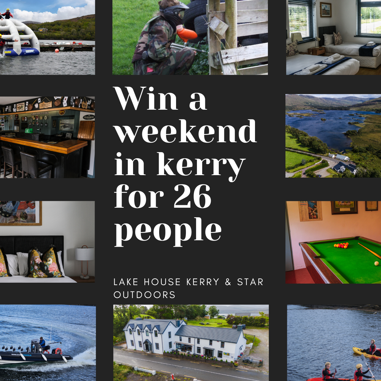 Win A Weekend in Kerry for 26 People thumbnail