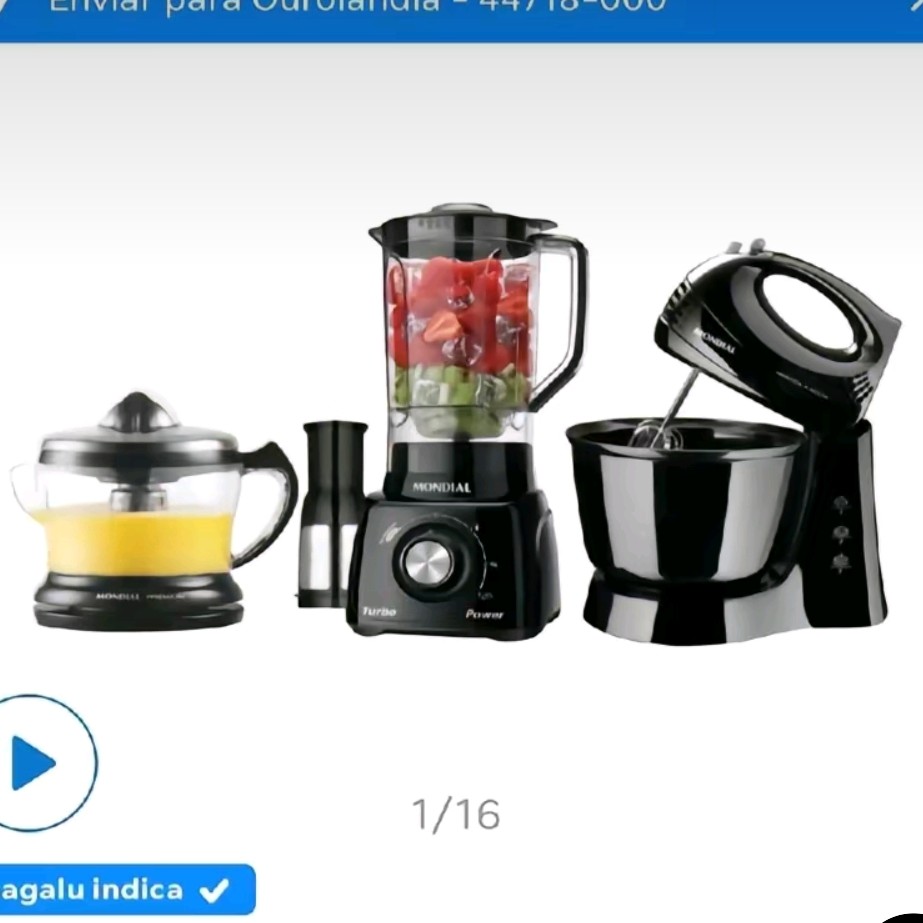 KIT ELETRODOMÉSTICOS MAGALU thumbnail