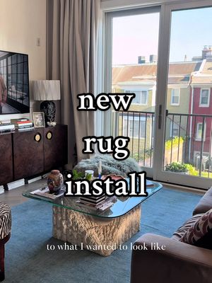 Replying to @Michaela ✨ the mission : insert more color 🎨 #interiordesign #facebookmarketplace #rug #livingroomdecor #ap