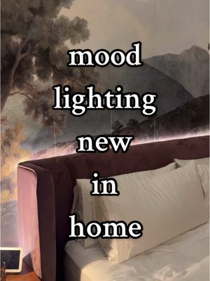 steadily adding more and more mood lighting everywhere ✨ #diy #interiordesign #bedroom #homedecor #moodlighting 