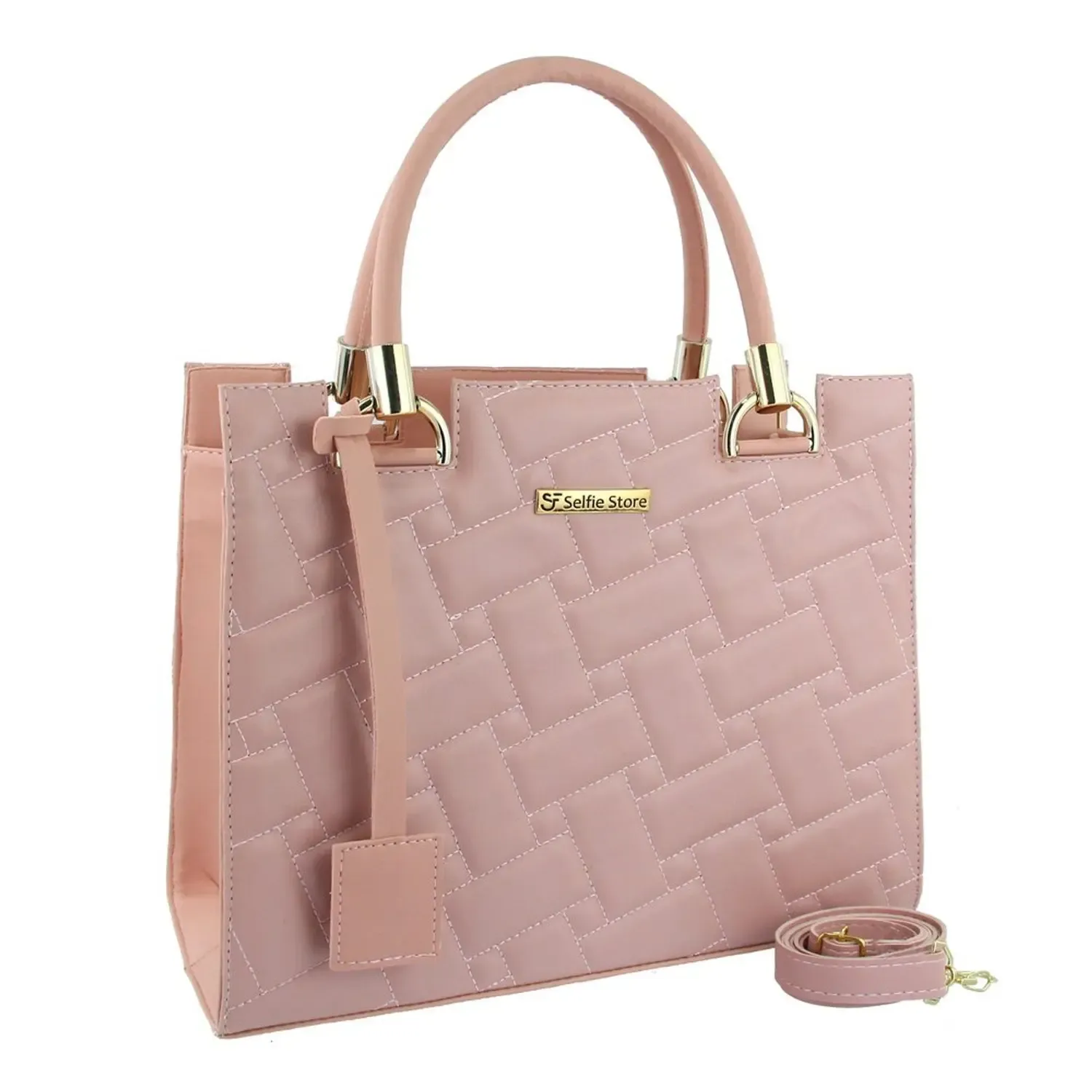 Bolsa Feminina Grande de Lado e Ombro Bordado Lançamento Bolsa Castelo Londres - Selfie Store thumbnail