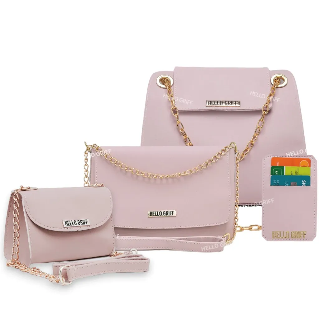 Bolsa Feminina Kit 4 Peças Lançamento Transversal thumbnail