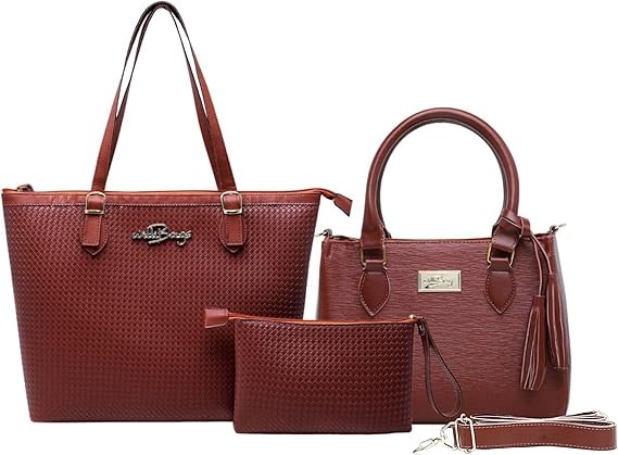 Kit 4 Bolsas Feminina Monograma Willibags Lindas thumbnail