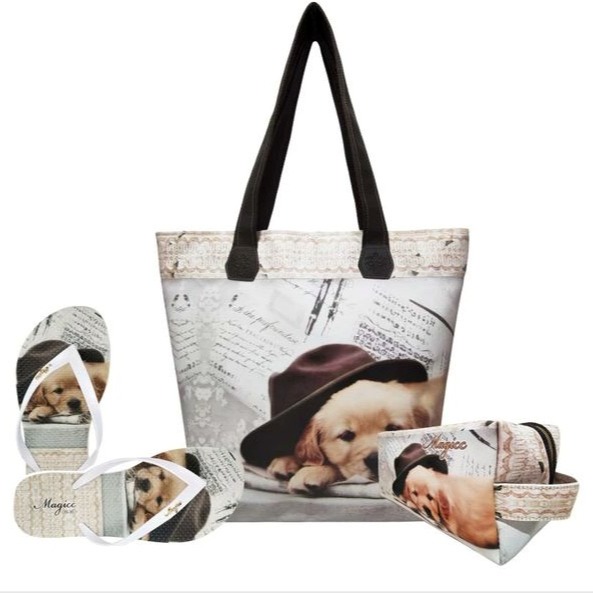 Bolsa feminina impermeável com alça resistente thumbnail