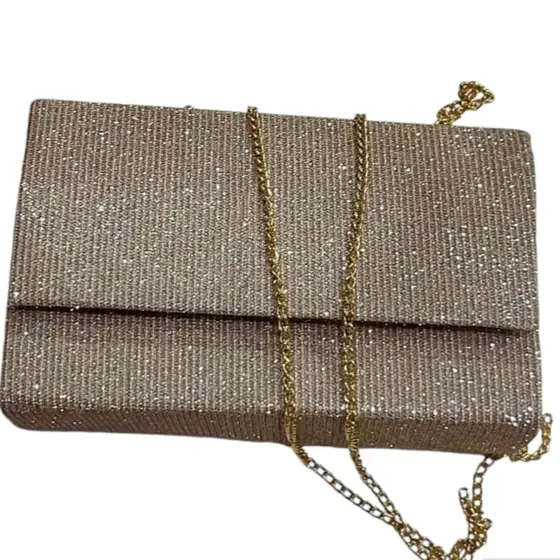 Bolsinha de mão festa carteira com alça para ombro luxo thumbnail