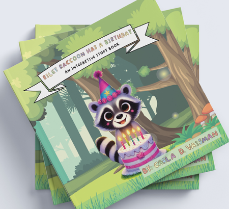 Riley Raccoon Has a Birthday: An Interactive Story Book thumbnail