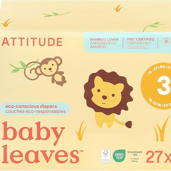 ATTITUDE Eco-Conscious Disposable Diapers thumbnail