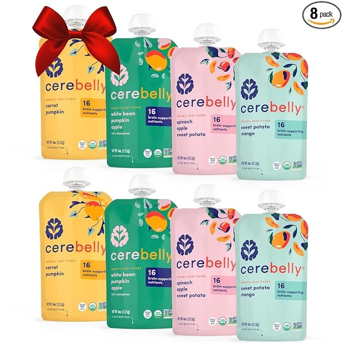 Cerebelly Organic Baby Food Pouches – 6+ Months  thumbnail