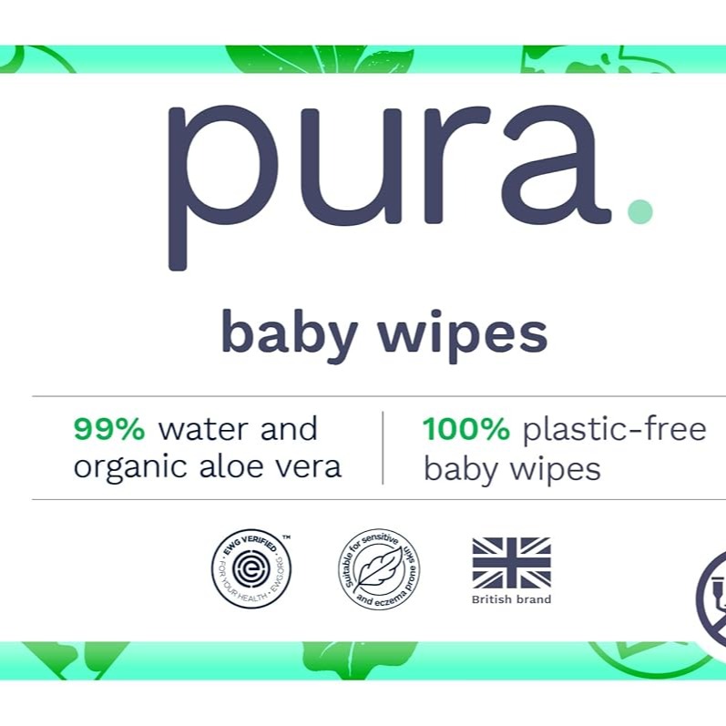  Pura Natural Sensitive Baby Wipes thumbnail