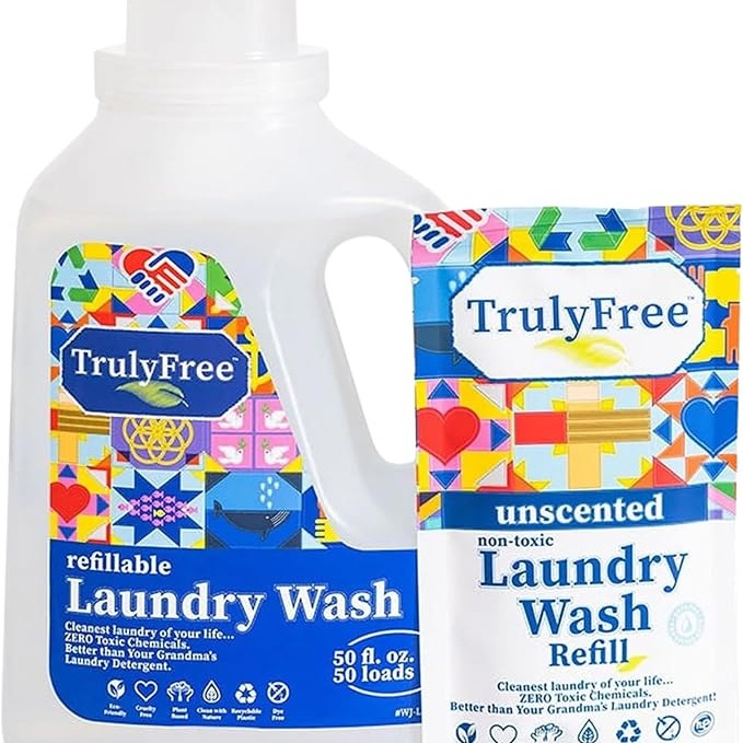 Truly Free Laundry Detergent for Sensitive Skin | Gentle & Safe for Baby Clothes thumbnail