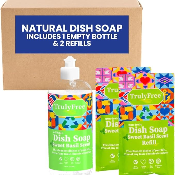 Truly Free Natural Concentrated Dishwashing Liquid  thumbnail