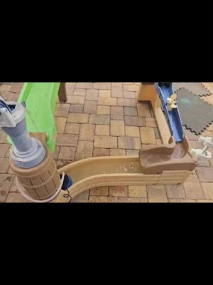 product link is available in my bio  We acquired a water table for our kids. It's designed with a manual pump and review