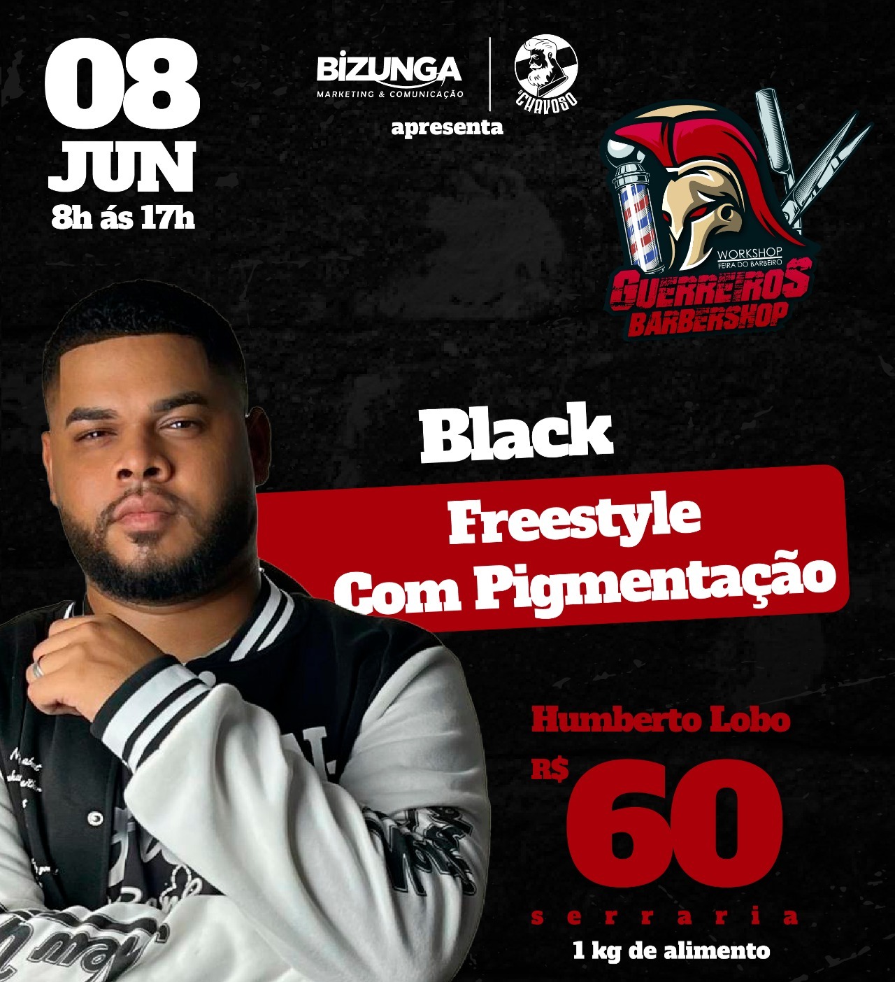 Black barber on thumbnail