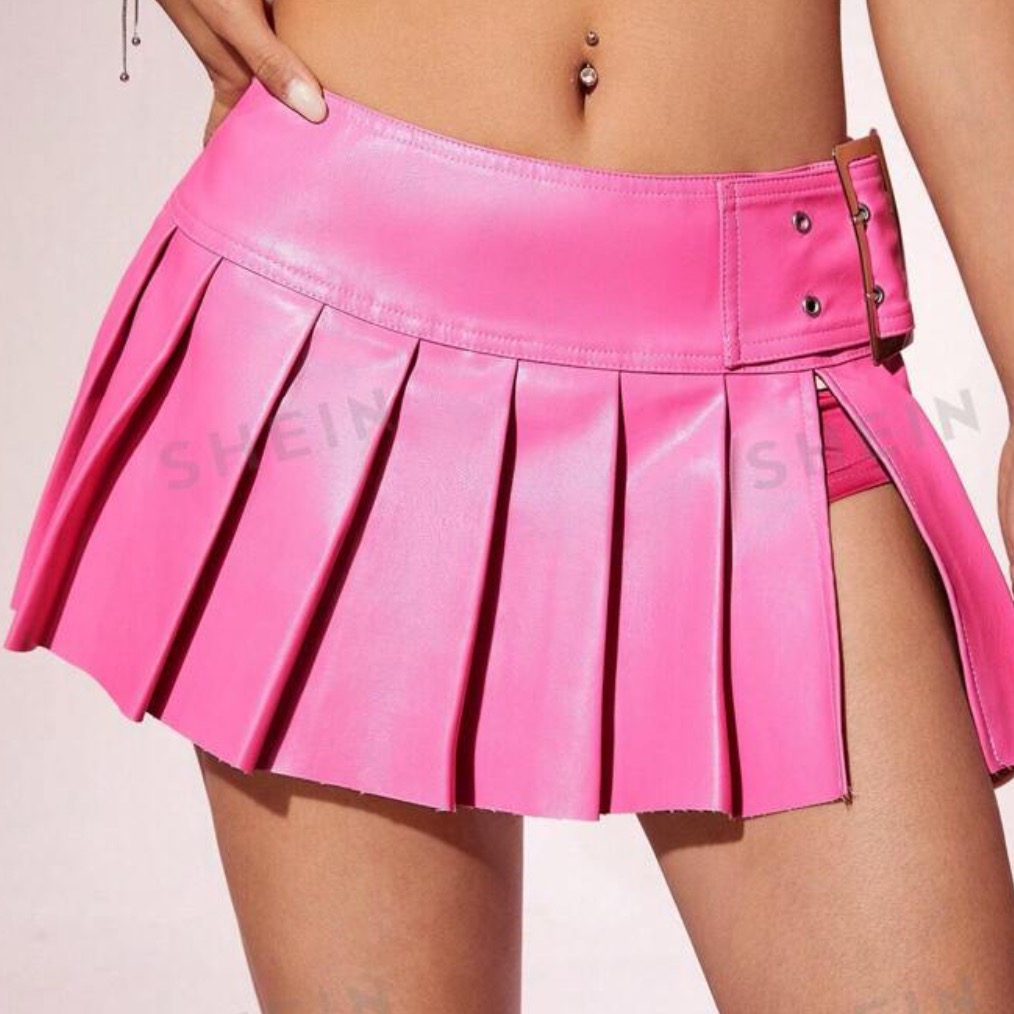 Pleated Pink Skirt thumbnail